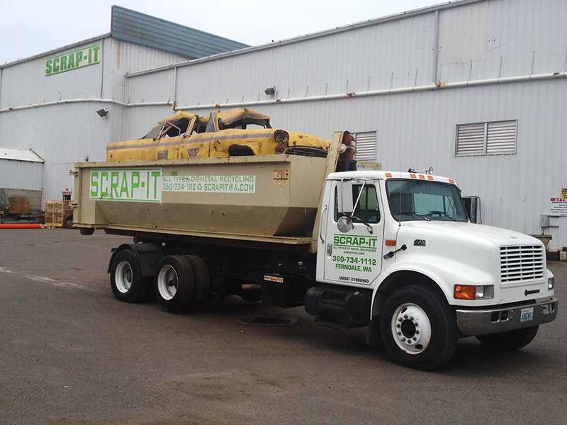 Old Car | Recycling Services | Storage Container Rentals | Parberry Environmental Solutions